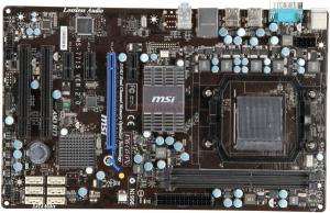 MSI - Placa de baza 870S-C45 (FX), AMD 870+SB850, AM3+, DDR III, PCI-E 16x, SATA III