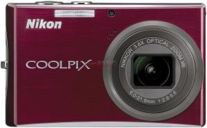 NIKON - Aparat Foto Compact COOLPIX Style S710 (Deep Red)-23658