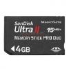 Sandisk - card ultra ii memory stick pro duo 4gb