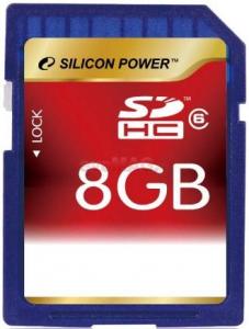 Silicon Power - Card SDHC 8GB (Class 6)