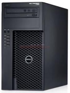Dell - Sistem Workstation Dell Precision T1650 Mini Tower (Intel Xeon E3-1220 v2, 4GB, HDD 1TB+32GB SSD, nVidia Quadro NVS 300@512MB, Win7 Pro 64, Tastatura+Mouse)