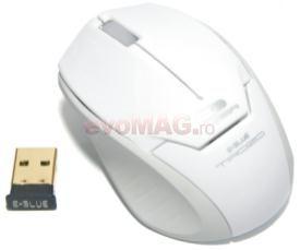 E-Blue - Mouse Laser Wireless Trozo (Alb)