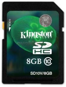 Kingston - Card Kingston memorie SDHC 8GB Class 10