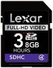 Lexar - card sdhc 8gb video (class