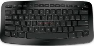 Microsoft - Tastatura Microsoft Wireless Arc (Negru)