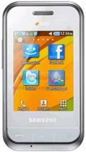 Samsung - Telefon Mobil E2652 Champ Duos&#44; TFT resistive touchscreen 2.6&quot;&#44; 1.3MP&#44; 50MB&#44; DualSIM (Alb)