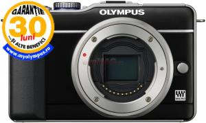 Olympus - Camera Foto Pen E-PL1 Body (Neagra) + Card SDHC 4GB (Clasa 6) + Geanta Edit 100