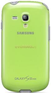 Samsung - Protectie spate Samsung EFC-1M7BGEGSTD pentru Galaxy S III Mini i8190 (Verde)