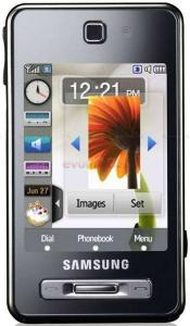 Samsung - Telefon Mobil F480, TFT capacitive touchscreen 2.8", 5MP, 232MB (Negru)