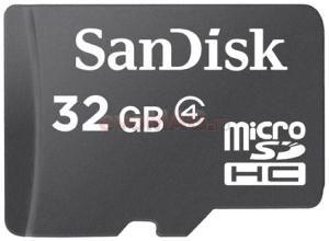 SanDisk - Card microSDHC 32GB (Class 4)