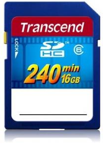 Transcend - Card SDHC Class 6 16GB