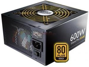 CoolerMaster - Sursa Silent Pro Gold, 600W, Ventilator de 120mm, Eficienta 90%(80 PLUS Gold, SLI, CrossFire)