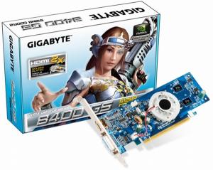 GIGABYTE - Placa Video GeForce 8400 GS (Low Profile)