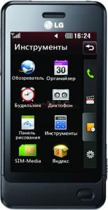 LG - Lichidare! Telefon Mobil GD510 Pop (Negru)