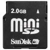 Sandisk - card mini sd crad 2gb