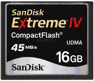 SanDisk - Card SanDisk Extreme IV Compact Flash 16GB