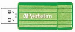 Verbatim - Cel mai mic pret! Stick USB PinStripe 4 GB (Verde)