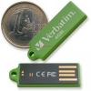 Verbatim - Stick USB Store n Go Micro 4GB Verde