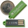 Verbatim - stick usb store n go micro 4gb verde