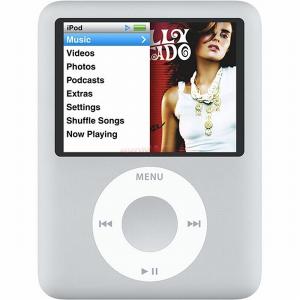 Apple - iPod nano, Generatia #3, 4GB, Argintiu (EOL)