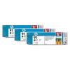 Hp - cartuse cerneala hp 91 - 3 x 775ml (negru mat)