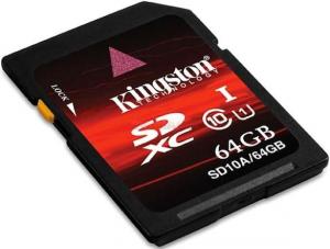 Kingston - Lichidare! Card SDXC 64GB (Class 10)