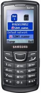 Samsung - Telefon Mobil E1252, TFT 2.0", Dual SIM (Negru)