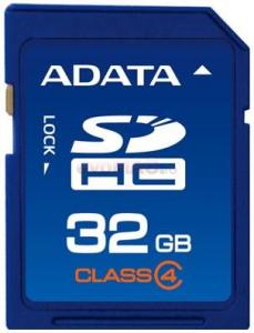 A-DATA - Card A-DATA de memorie SDHC 32GB Class 4