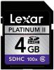 Lexar - card sdhc 4gb (class 6) 100x