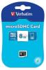 Verbatim - card micro sdh 8gb  (clasa 4)