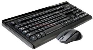A4Tech - Kit Tastatura A4Tech si Mouse V-Track 6100F USB (Negru)