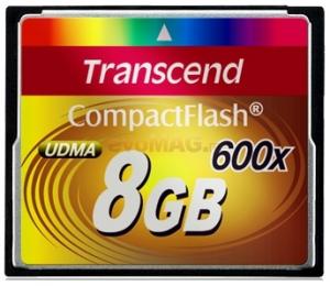 Transcend - Card Compact Flash 600x 8GB