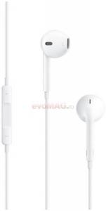 Apple - Lichidare! Casti Apple cu microfon EarPods md827zm/a (Albe)