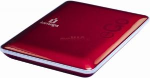Iomega - HDD Extern eGo Ruby Red PS, 500GB, USB 2.0