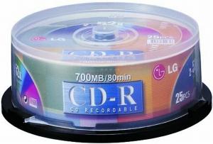 LG - Blank CD-R, 700MB, 52x, 25 bucati (cititi mai jos)