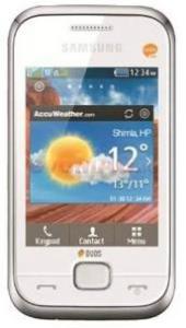 Samsung - Telefon Mobil Samsung C3312, TFT touchscreen 2.8", 1.3MP, 10MB, Dual SIM (Alb)