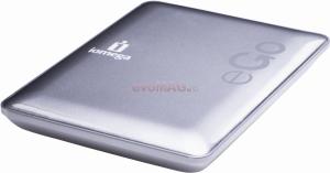 Iomega - HDD Extern eGo Silver PS, 500GB, USB 2.0