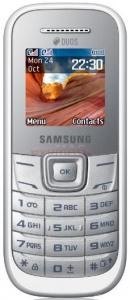 Samsung - Telefon Mobil Samsung E1202, Dual Sim (Alb)