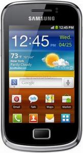 Samsung - Telefon Mobil Samsung S6500 Galaxy Mini 2&#44; 800 MHz&#44; Android 2.3.6&#44; TFT capacitive touchscreen 3.27&quot;&#44; 3.15MP&#44; 4GB (Galben)