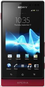 Sony - Telefon Mobil Sony MT27i Xperia Sola, 1 GHz Dual-Core,  Android 2.3, TFT Capacitive touchscreen 3.7", 5MP, 8GB (Rosu)
