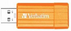 Verbatim - Promotie Stick USB PinStripe 4 GB (Portocaliu)