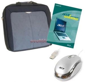 Acer - Kit Accesorii Laptop - Gold 15&quot; (Extensie garantie+Geanta+Mouse)