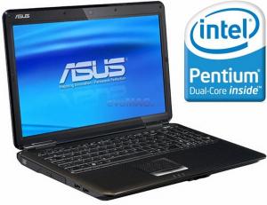 ASUS - Reducere de pret Laptop K50IP-SX074D (Intel Pentium Dual Core T4500, 15.6", 3GB, 320 GB, GeForce G205M) + CADOURI