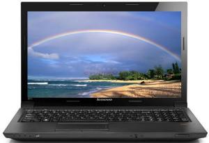 Lenovo - Laptop IdeaPad B570A (Intel Core i5-2430M, 15.6", 4GB, 500GB, nVidia Geforce 410M@1GB, Gigabit LAN, FPR, Negru) + CADOU