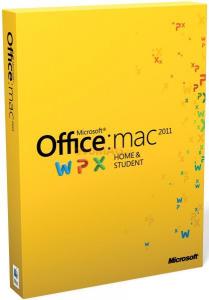 Microsoft - Cel mai mic pret!  Office Mac Home Student Family Pack 2011&#44; Engleza (DVD)