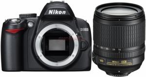 NIKON - D-SLR D3000 Body +  Obiectiv 18-55mm VR   (cu Stabilizator Imagine)