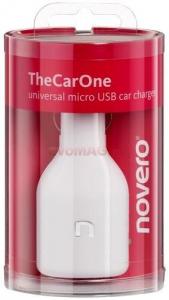 Novero - Promotie Incarcator Auto microUSB TheCarOne (Alb)