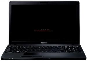 Toshiba - Laptop Satellite C660-13R (Intel Celeron 925, 15.5", 2GB, 250GB, Intel GMA 4500M, Windows 7 Home Premium, culoare neagra) + CADOU
