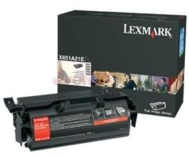 Lexmark toner x651a21e negru