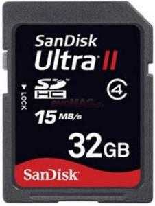 SanDisk - Card SDHC 32GB (Class 4) Ultra II